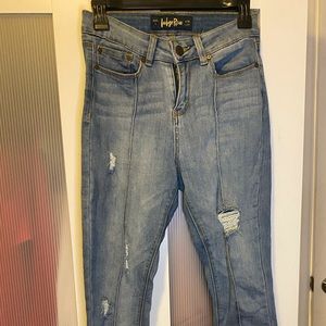 Front line detail jeans